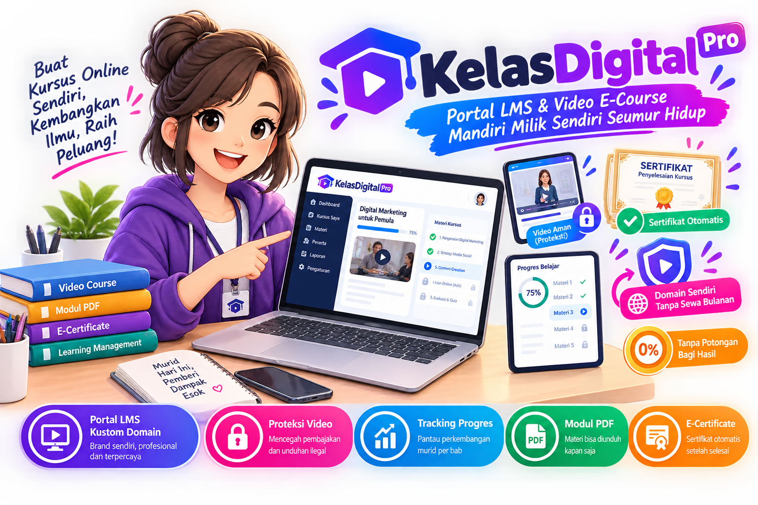 KelasDigital Pro Portal LMS
