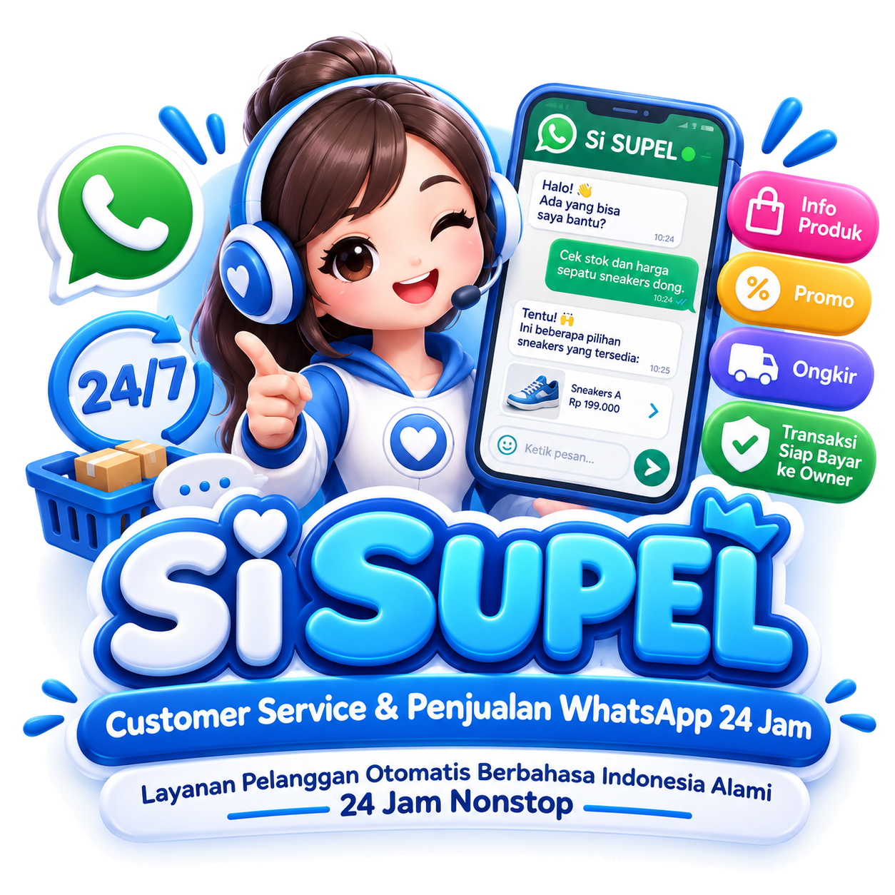 Si Supel AI — CS WhatsApp