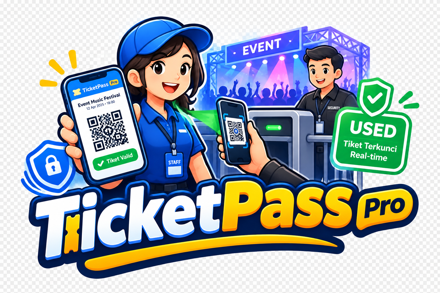 TicketPass Pro E-Tiket QR